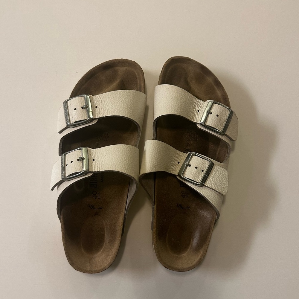White Birkenstocks